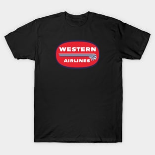 Western Airlines Air Mail Label T-Shirt